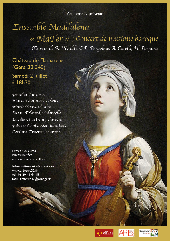 Affiche concert Maddalena 2 juillet 2022